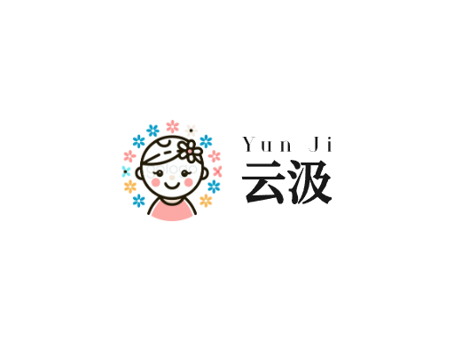 云汲气泡水Logo标志设计