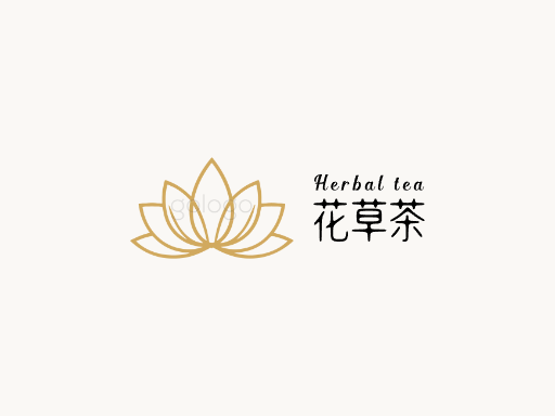 花草茶花草茶Logo标志设计