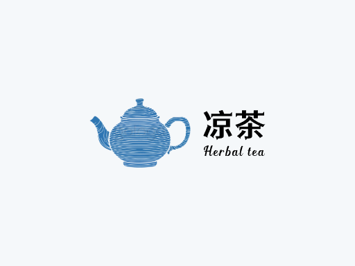 凉茶凉茶Logo标志设计