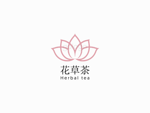 花草茶最全Logo标志设计