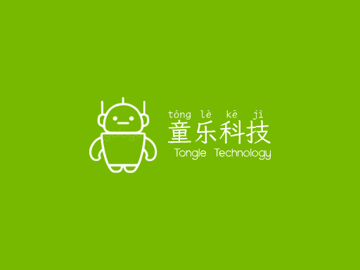 童乐科技教育Logo标志设计