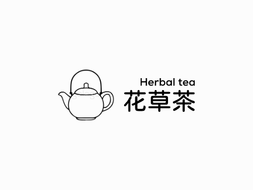 花草茶最全Logo标志设计