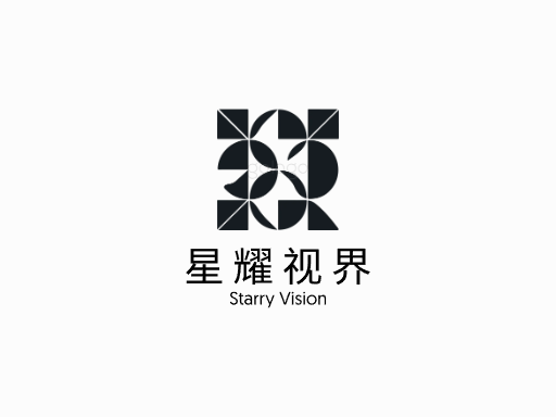 星耀视界网红Logo标志设计