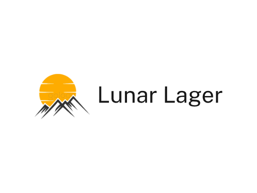 Lunar Lager生啤Logo标志设计