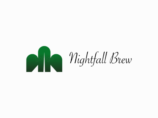 Nightfall Brew麦芽啤酒Logo标志设计