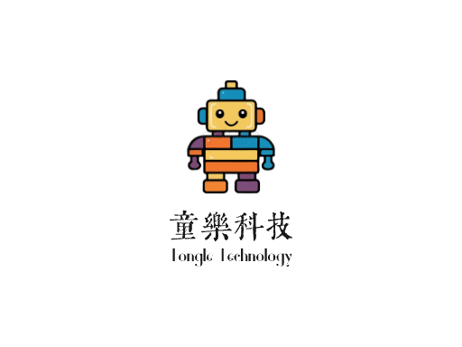 童乐科技教育Logo标志设计