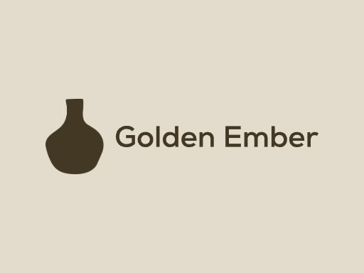 Golden Ember无醇啤酒Logo标志设计