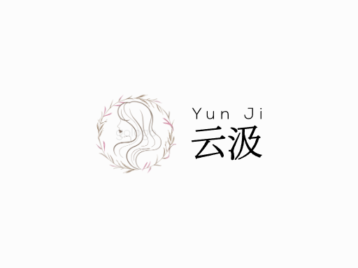 云汲气泡水Logo标志设计