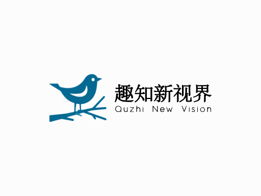 趣知新视界公众号Logo标志设计