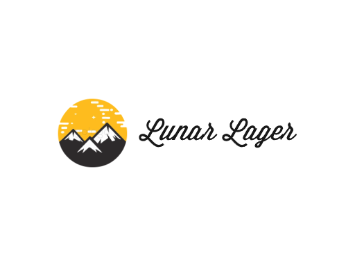 Lunar Lager生啤Logo标志设计