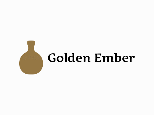 Golden Ember无醇啤酒Logo标志设计