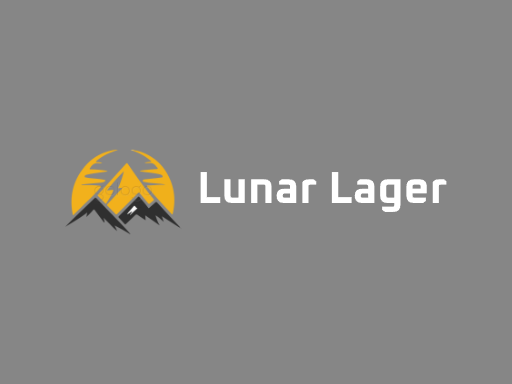 Lunar Lager生啤Logo标志设计