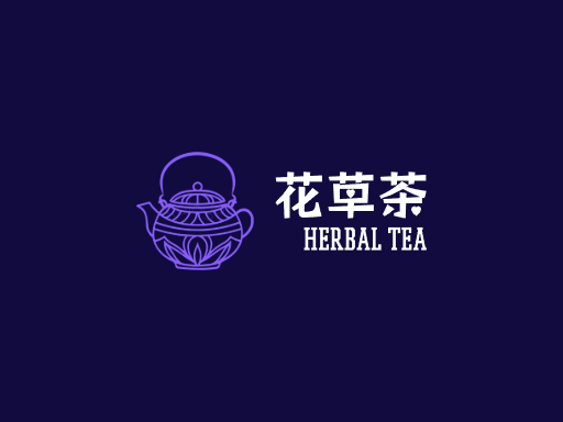 花草茶花草茶Logo标志设计