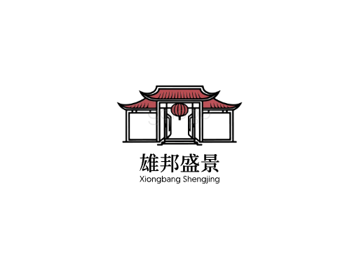 雄邦盛景大国Logo标志设计