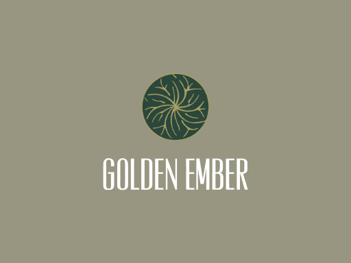 Golden Ember无醇啤酒Logo标志设计