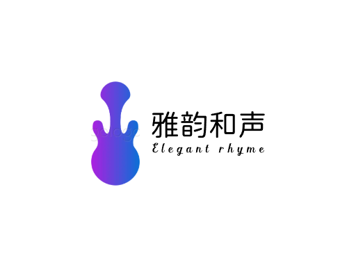 雅韵和声钢琴Logo标志设计