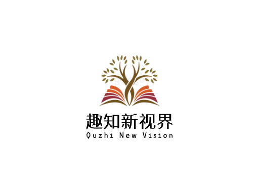 趣知新视界公众号Logo标志设计