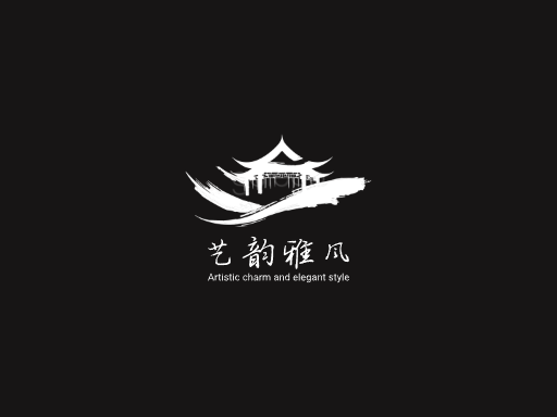 艺韵雅风艺术Logo标志设计