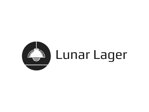 Lunar Lager生啤Logo标志设计