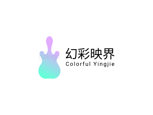 幻彩映界影城Logo标志设计