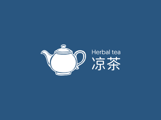 凉茶凉茶Logo标志设计