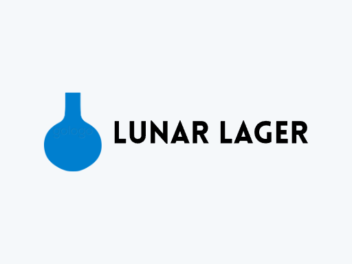 Lunar Lager生啤Logo标志设计