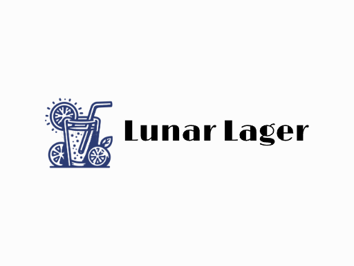 Lunar Lager生啤Logo标志设计