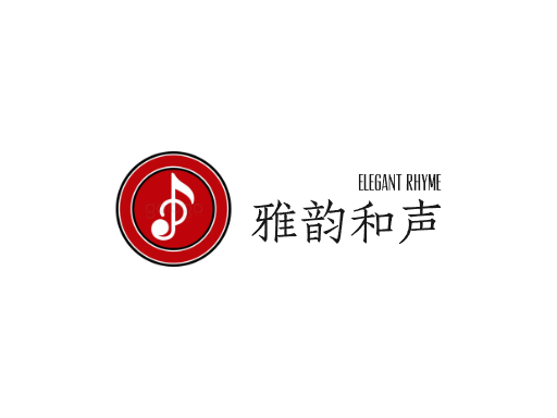 雅韵和声钢琴Logo标志设计