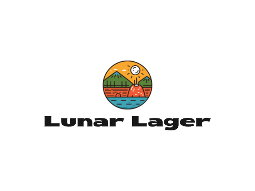 Lunar Lager生啤Logo标志设计