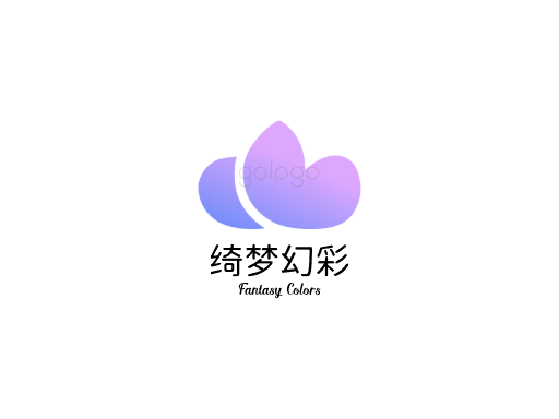 绮梦幻彩奇幻Logo标志设计