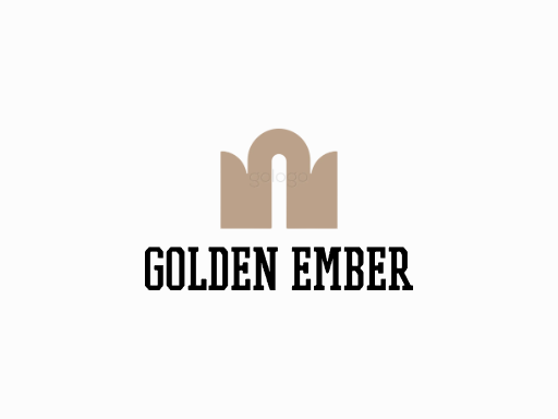 Golden Ember无醇啤酒Logo标志设计