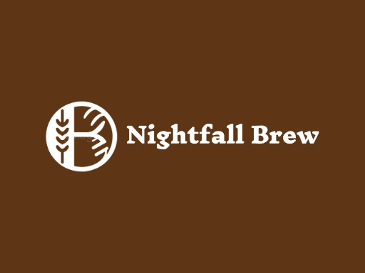 Nightfall Brew麦芽啤酒Logo标志设计