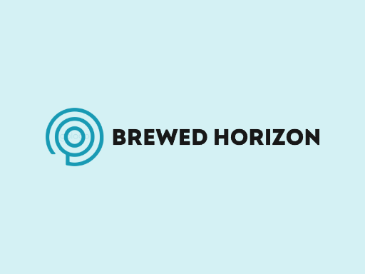 Brewed Horizon罐装啤酒Logo标志设计