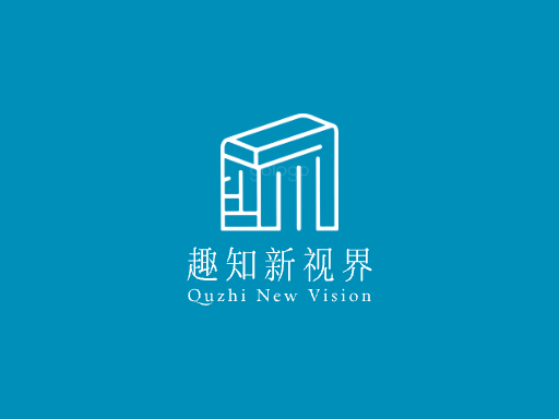 趣知新视界公众号Logo标志设计