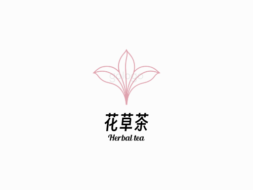 花草茶花草茶Logo标志设计