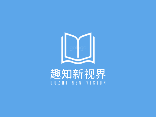 趣知新视界公众号Logo标志设计