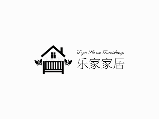 乐家家居家居Logo标志设计