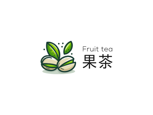 果茶果茶Logo标志设计