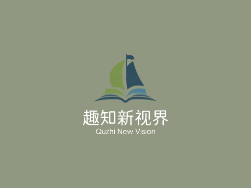 趣知新视界公众号Logo标志设计