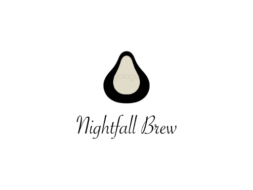 Nightfall Brew麦芽啤酒Logo标志设计