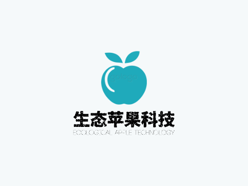 生态苹果科技苹果Logo标志设计