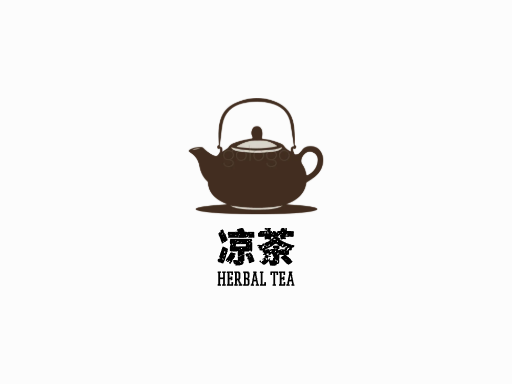 凉茶凉茶Logo标志设计