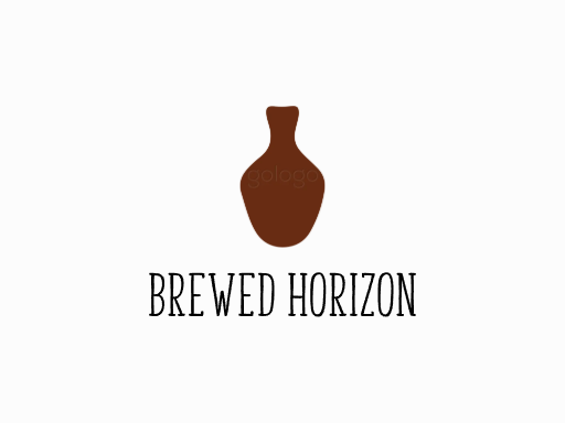 Brewed Horizon罐装啤酒Logo标志设计