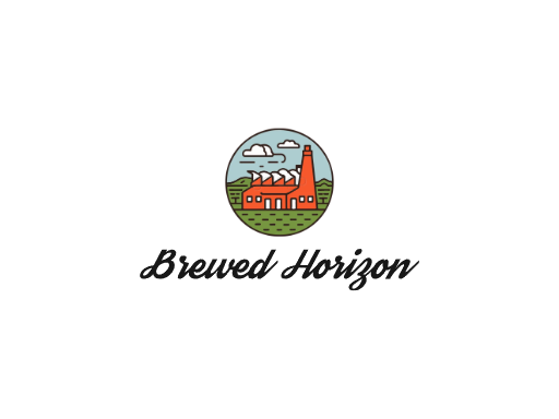 Brewed Horizon罐装啤酒Logo标志设计