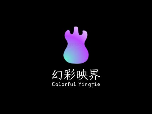 幻彩映界影城Logo标志设计