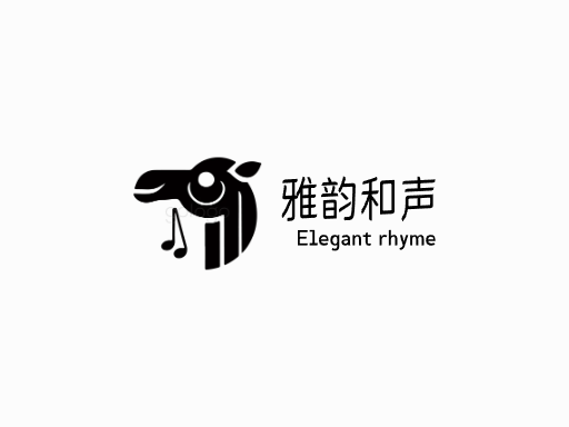 雅韵和声钢琴Logo标志设计