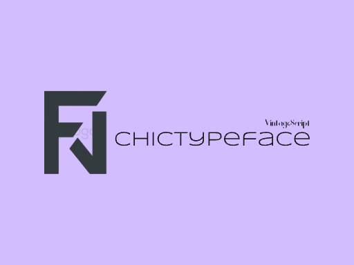 ChicTypeface创意字体Logo标志设计