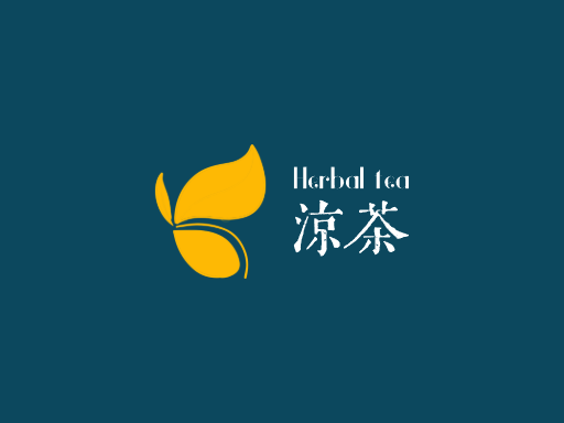 凉茶凉茶Logo标志设计