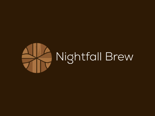 Nightfall Brew麦芽啤酒Logo标志设计