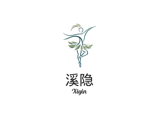 溪隐纯净水Logo标志设计